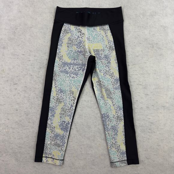 Under Armour HeatGear Compression Leggings Women’s SM Mesh Panel Print - Picture 4 of 13